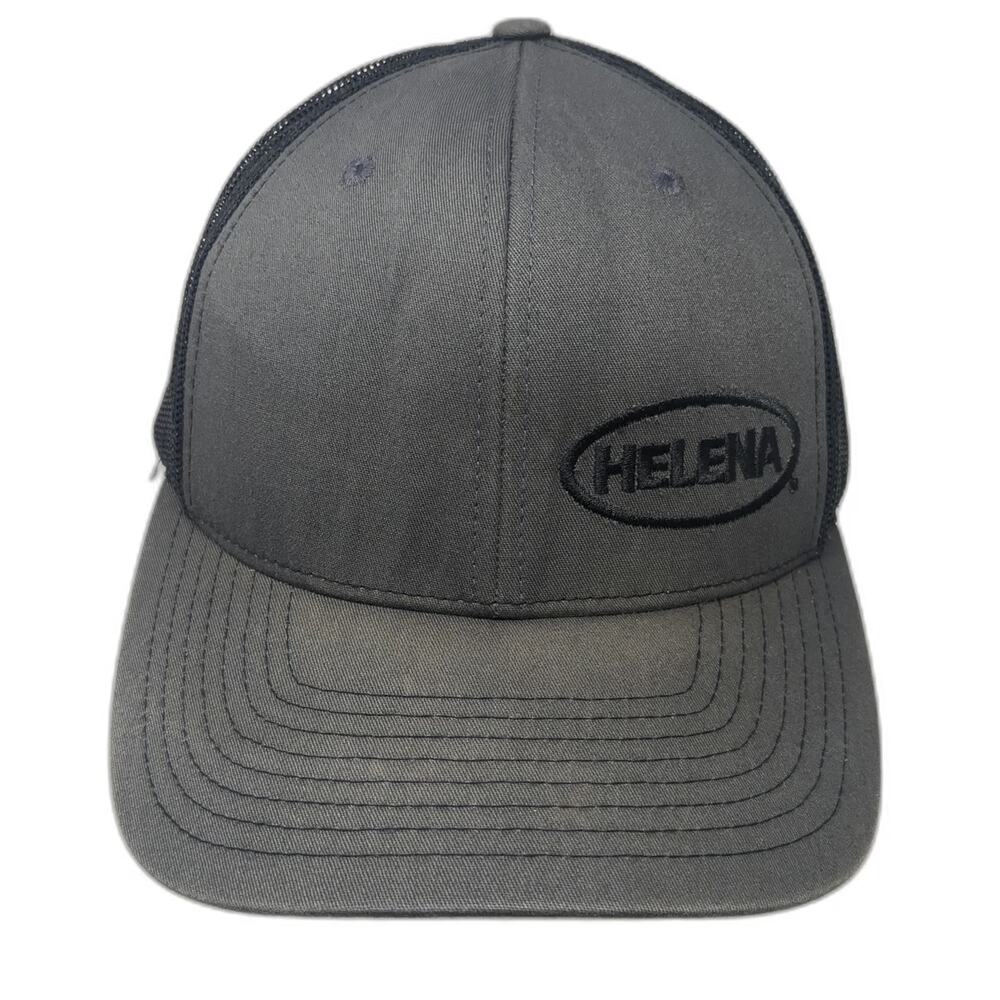 Richardson Trucker Hat Gray One Size Helena IDD Agriculture Mesh Back Snapback